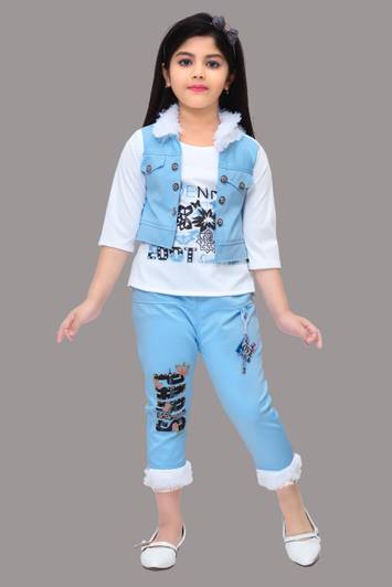 ROUNAK CREATION Girls Casual Capri Top