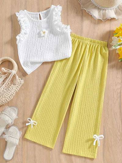 SSCollection Girls Disney Princess Casual Top Pant