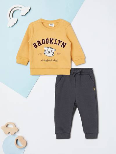 MAX Baby Boys Casual T-shirt Track Pants