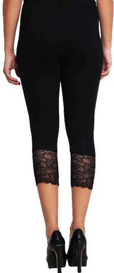 snowball Capri For Girls Casual Self Design Cotton Blend