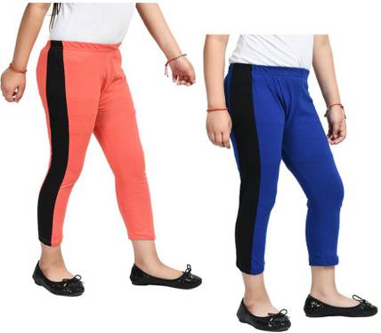 Indistar Capri For Girls Casual Self Design Pure Cotton