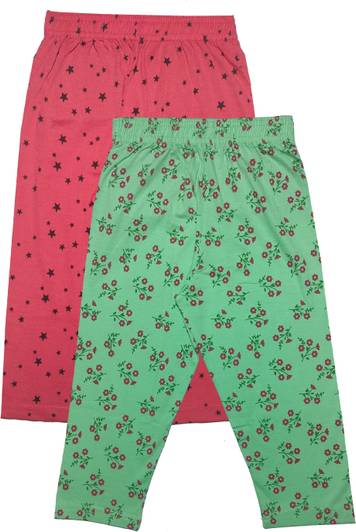 fasla Capri For Girls Casual Printed Cotton Blend