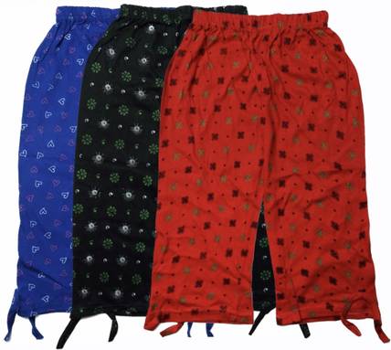 SUPER CLOTHING Capri For Girls Casual Printed Pure Cotton