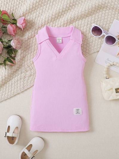 ER LIFE STYLE Girls Above Knee Casual Dress