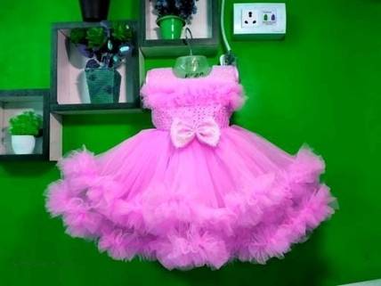 Hipposippo Baby Girls Below Knee Party Dress