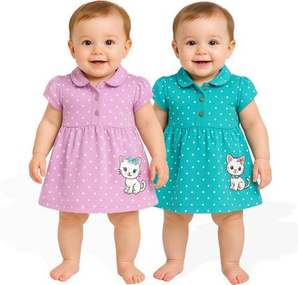 APARAJ Baby Girls Midi/Knee Length Casual Dress