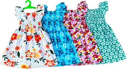 Squirtle Indi Girls Midi/Knee Length Casual Dress