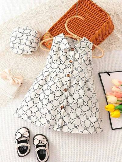 Minnat Fashion Indi Baby Girls Below Knee Casual Dress