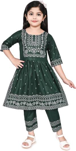Sajjat Dresses Girls Below Knee Party Dress