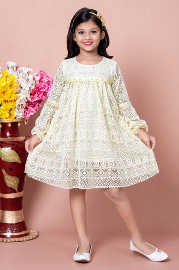 TAILORWOMEN Indi Baby Girls Midi/Knee Length Party Dress