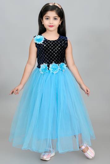 MODERN DREAM Indi Girls Maxi/Full Length Festive/Wedding Dress