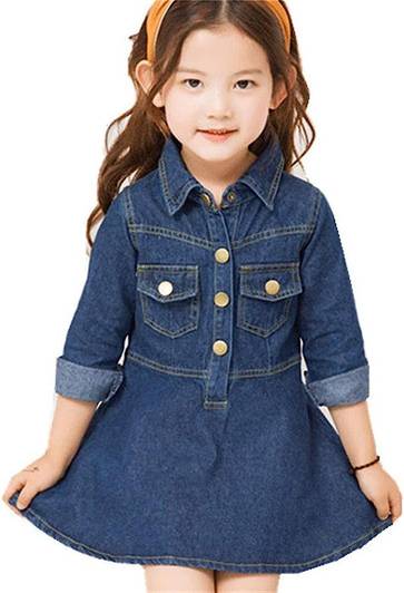 KTENTERPRISES Girls Above Knee Casual Dress