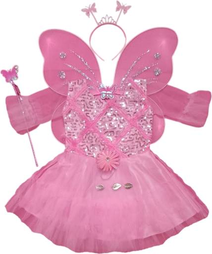 KIDZ CLOTHES Indi Baby Girls Midi/Knee Length Party Dress