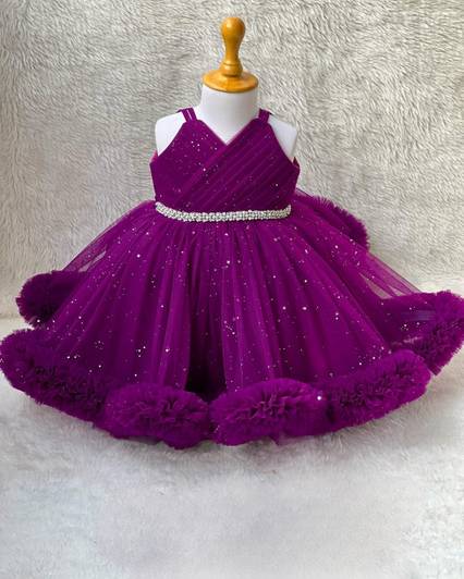 LM FASHION Baby Girls Maxi/Full Length Party Dress