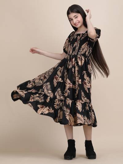 Deklook Girls Below Knee Party Dress