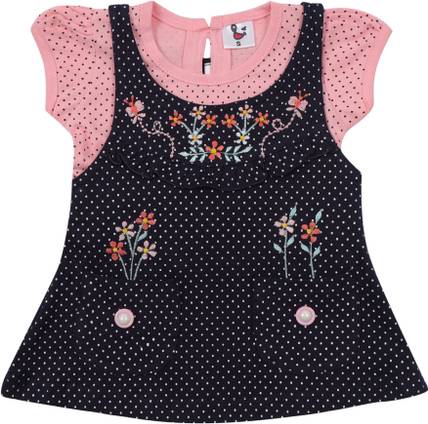 Miss & Chief Baby Girls Midi/Knee Length Casual Dress
