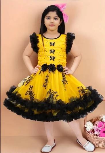 IFA FASHION Baby Girls Below Knee Party Dress