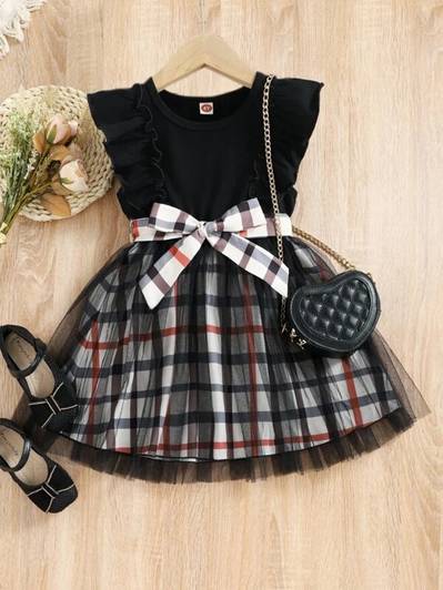 Kritoz Girls Midi/Knee Length Casual Dress