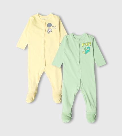 YUV Romper For Baby Boys & Baby Girls Graphic Print Pure Cotton