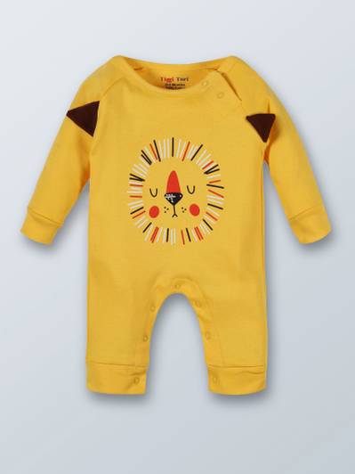 TIGGI TORI Romper For Baby Boys & Baby Girls Casual Printed Hosiery