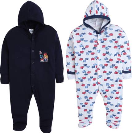 EIO Romper For Baby Boys & Baby Girls Printed Hosiery