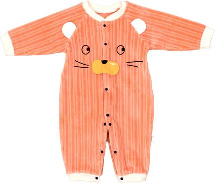 mom's होम कैजुअल धारीदार सिल्क ब्लेंड रॉम्पर