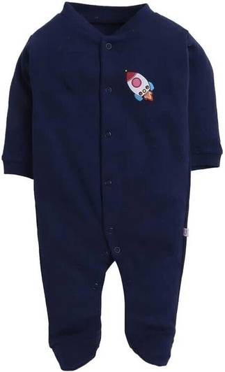 Mahadev Impex Romper For Baby Boys & Baby Girls Casual Solid Pure Cotton