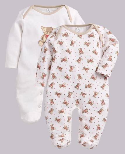 BabyGo Romper For Baby Boys & Baby Girls Casual Printed Pure Cotton
