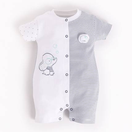 BabyGo Romper For Baby Boys Casual Printed Pure Cotton