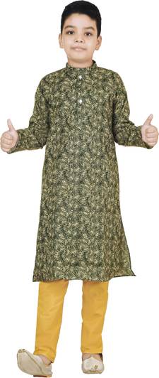 VISHESTA Boys Festive & Party Kurta and Pyjama Set