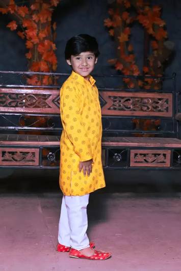 LABELZERO Boys Festive & Party Kurta and Pyjama Set