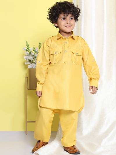 AJ Dezines Boys Festive & Party Pathani Suit Set