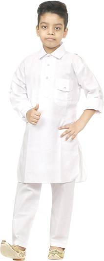 HRR Boys Festive & Party Kurta and Pyjama Set