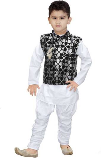 FTC FASHIONS Boys Casual Kurta and Pyjama Set