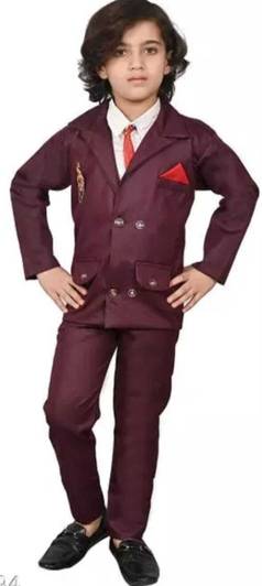 NVH Boys Festive & Party, Wedding Blazer, Shirt and Trouser Set