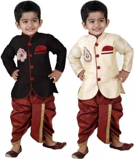 Born Wear Boys Festive & Party Dhoti & Kurta Set