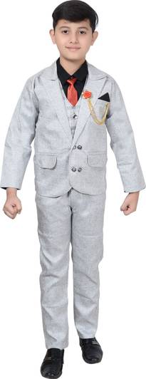 AJ STYLES Boys Festive & Party, Wedding Blazer, Shirt and Trouser Set