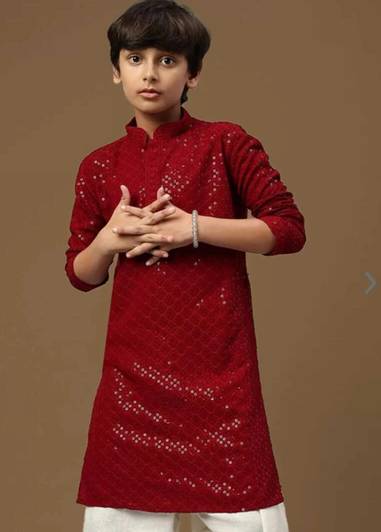 VADLI FASHION Boys Festive & Party Kurta and Pyjama Set