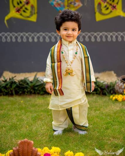 SMARTPOINT PLUS Boys Festive & Party Kurta and Dupatta Set