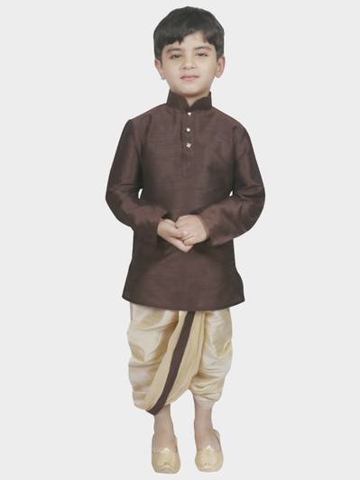 SG YUVRAJ Boys Festive & Party Kurta and Dhoti Pant Set