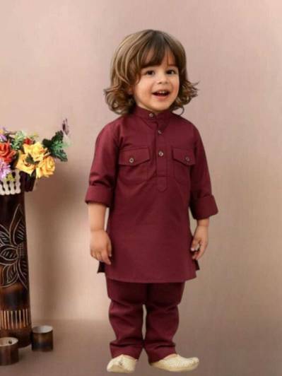 MODINA ENTERPRISE Baby Boys Casual Kurta and Pyjama Set