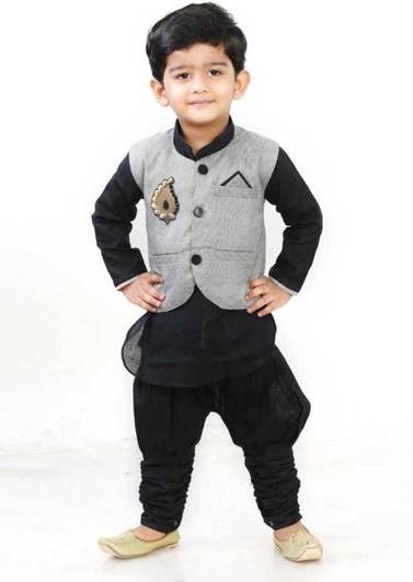 DigiMart Boys Festive & Party Shirt, Waistcoat and Pant Set
