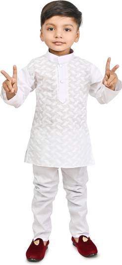 sahil collection Boys Festive & Party Kurta and Churidar Set