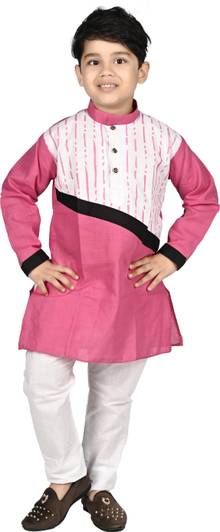 new gen Boys Festive & Party Kurta and Dhoti Pant Set