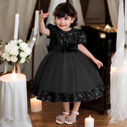 Texaso Premium Girls Festive & Party Top and Skirt Set