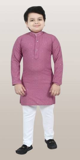 BAPPI FASHION Boys Festive & Party Kurta and Pyjama Set
