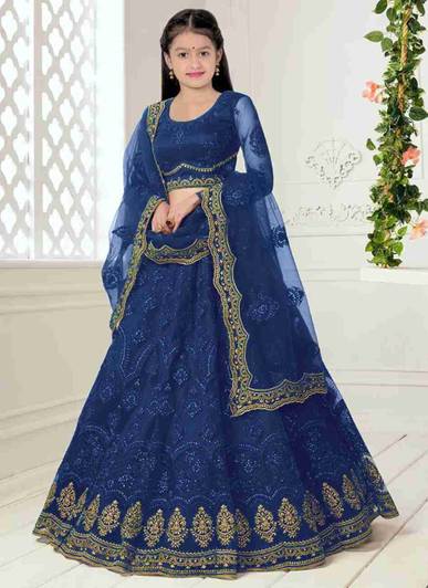 Women Wed Girls Lehenga Choli Party Wear Solid Ghagra, Choli, Dupatta Set