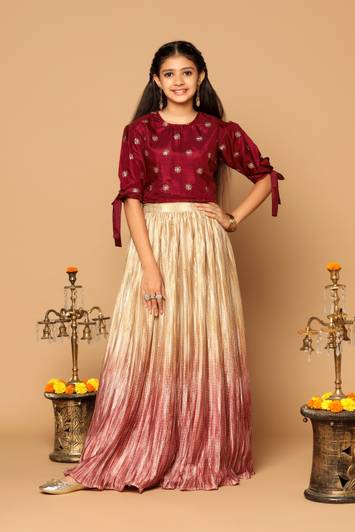 Fashion Dream Girls Lehenga Choli Ethnic Wear Embroidered Lehenga Choli
