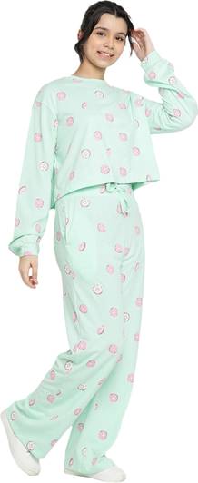 li'l tomatoes Kids Nightwear Girls Printed Cotton Blend