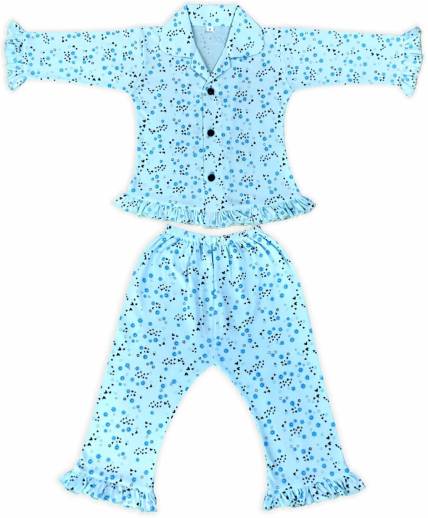 KIDS & BEBS Kids Nightwear Baby Girls Printed Cotton
